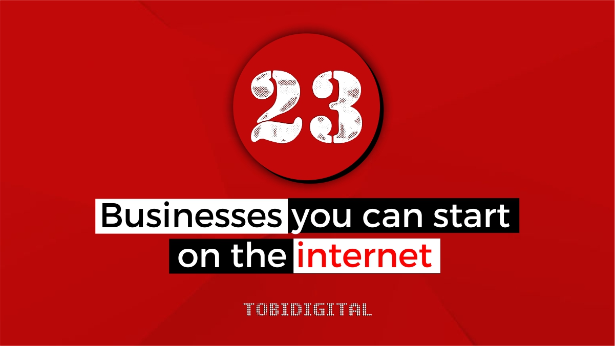 Businesses you can start on the internet 2020