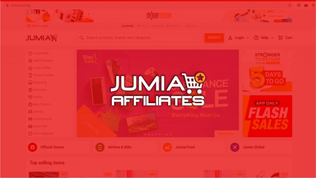 about the Jumia affiliate program and how to join and make money