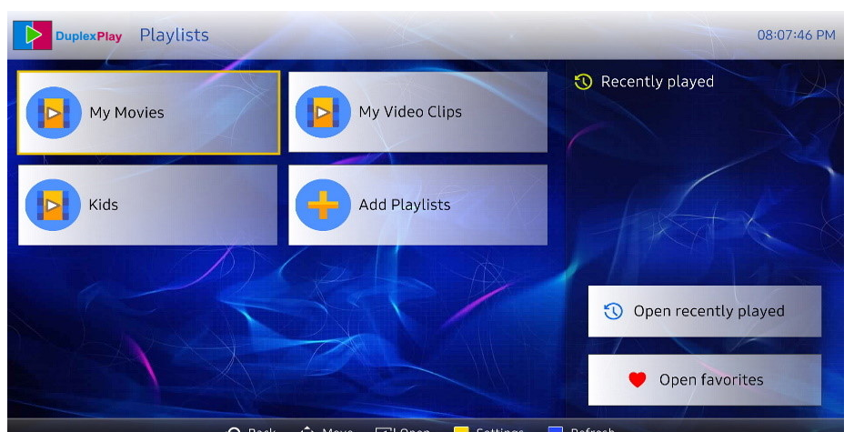 Duplexplay Iptv App Interphase